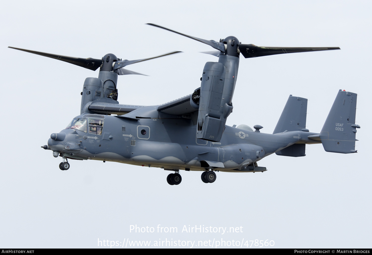 Aircraft Photo of 10-0053 / 0053 | Bell-Boeing CV-22B Osprey | USA - Air Force | AirHistory.net #478560