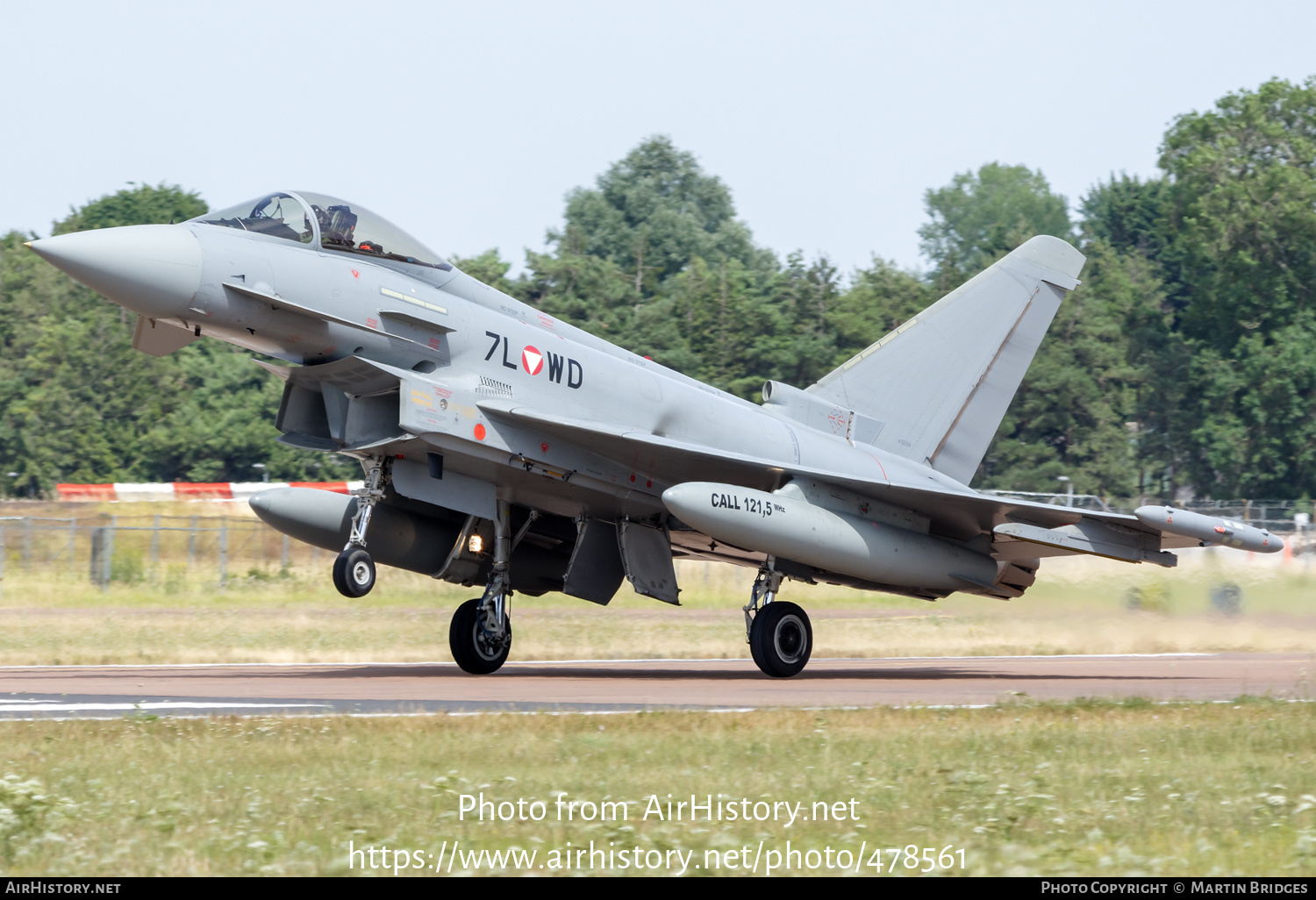 Aircraft Photo of 7L-WD | Eurofighter EF-2000 Typhoon | Austria - Air Force | AirHistory.net #478561