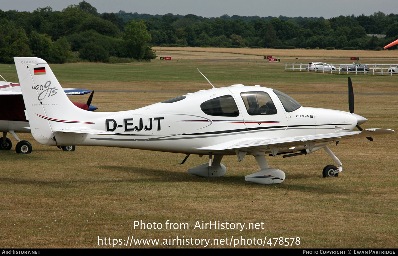 Aircraft Photo of D-EJJT | Cirrus SR-20 G3-GTS | AirHistory.net #478578