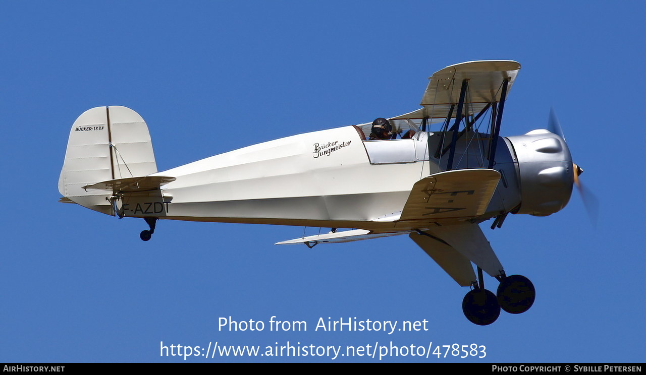 Aircraft Photo of F-AZDT | Bücker Bü 133F Jungmeister | AirHistory.net #478583