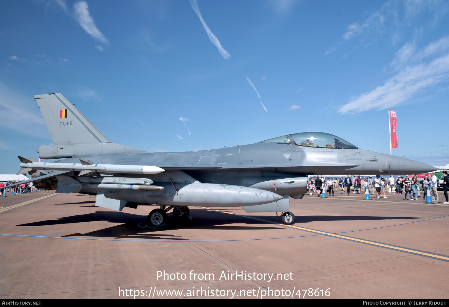 Aircraft Photo of FA119 | General Dynamics F-16AM Fighting Falcon | Belgium - Air Force | AirHistory.net #478616