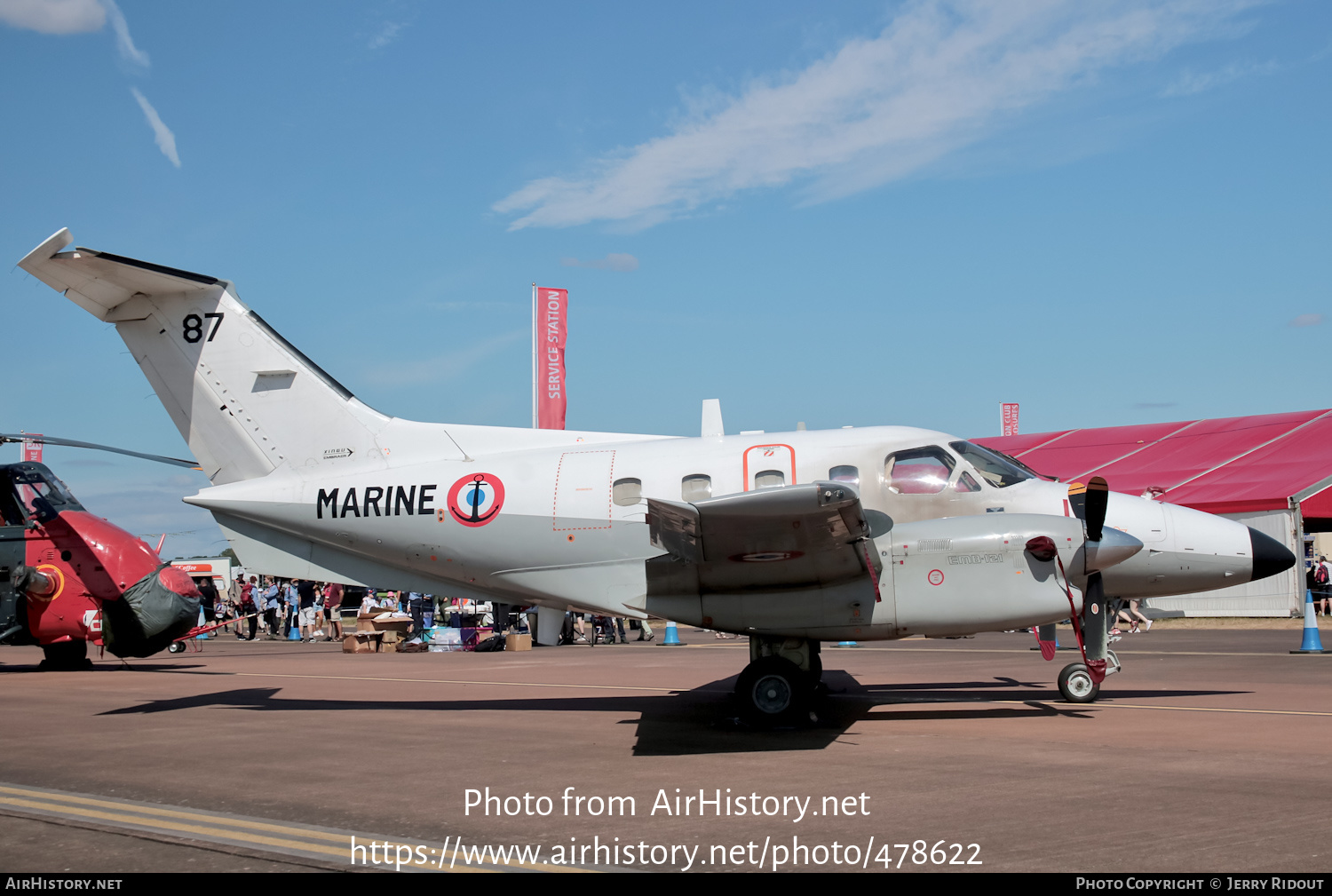 Aircraft Photo of 87 | Embraer EMB-121AN Xingu | France - Navy | AirHistory.net #478622