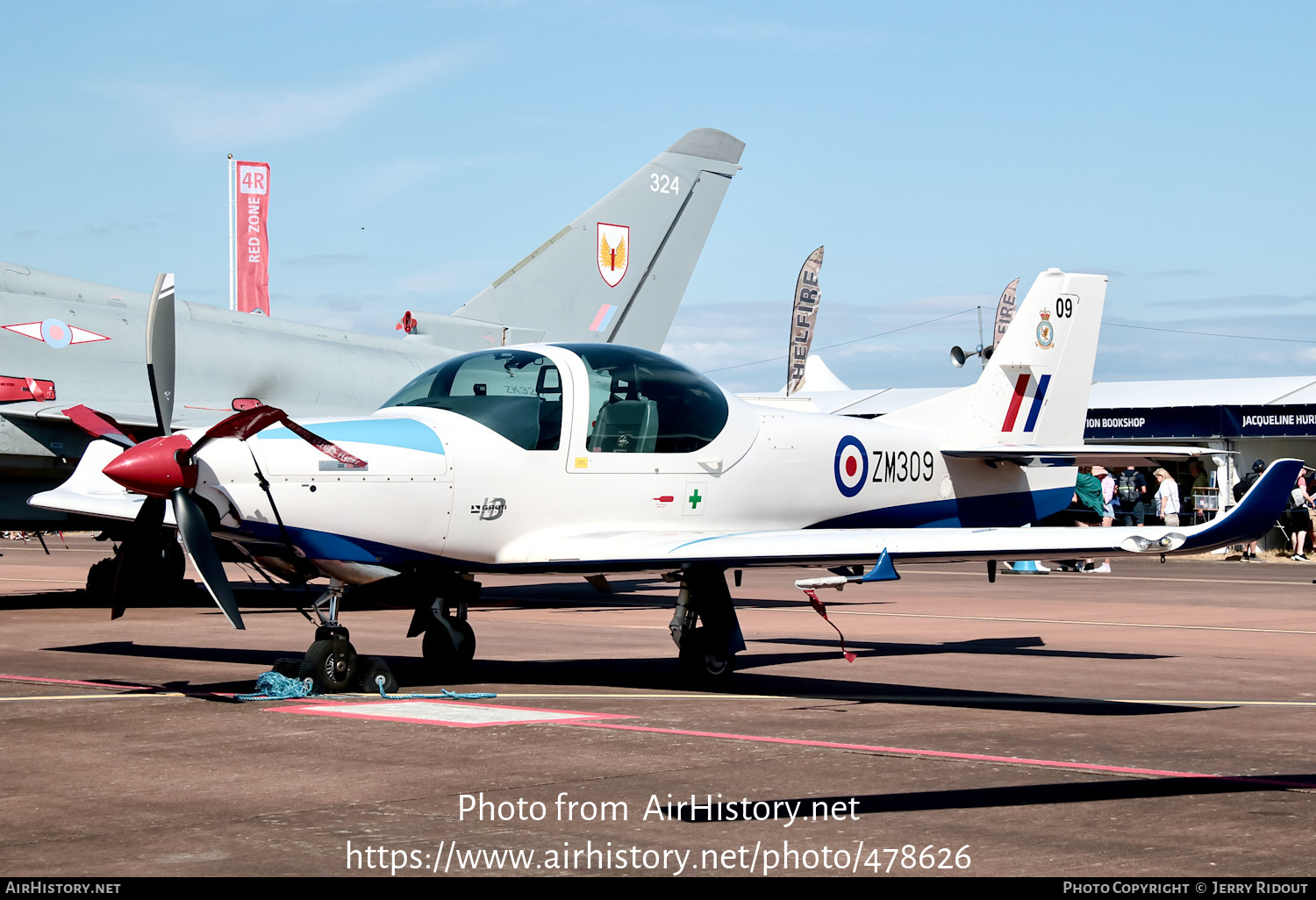 Aircraft Photo of ZM309 | Grob G-120TP Prefect T1 | UK - Air Force | AirHistory.net #478626