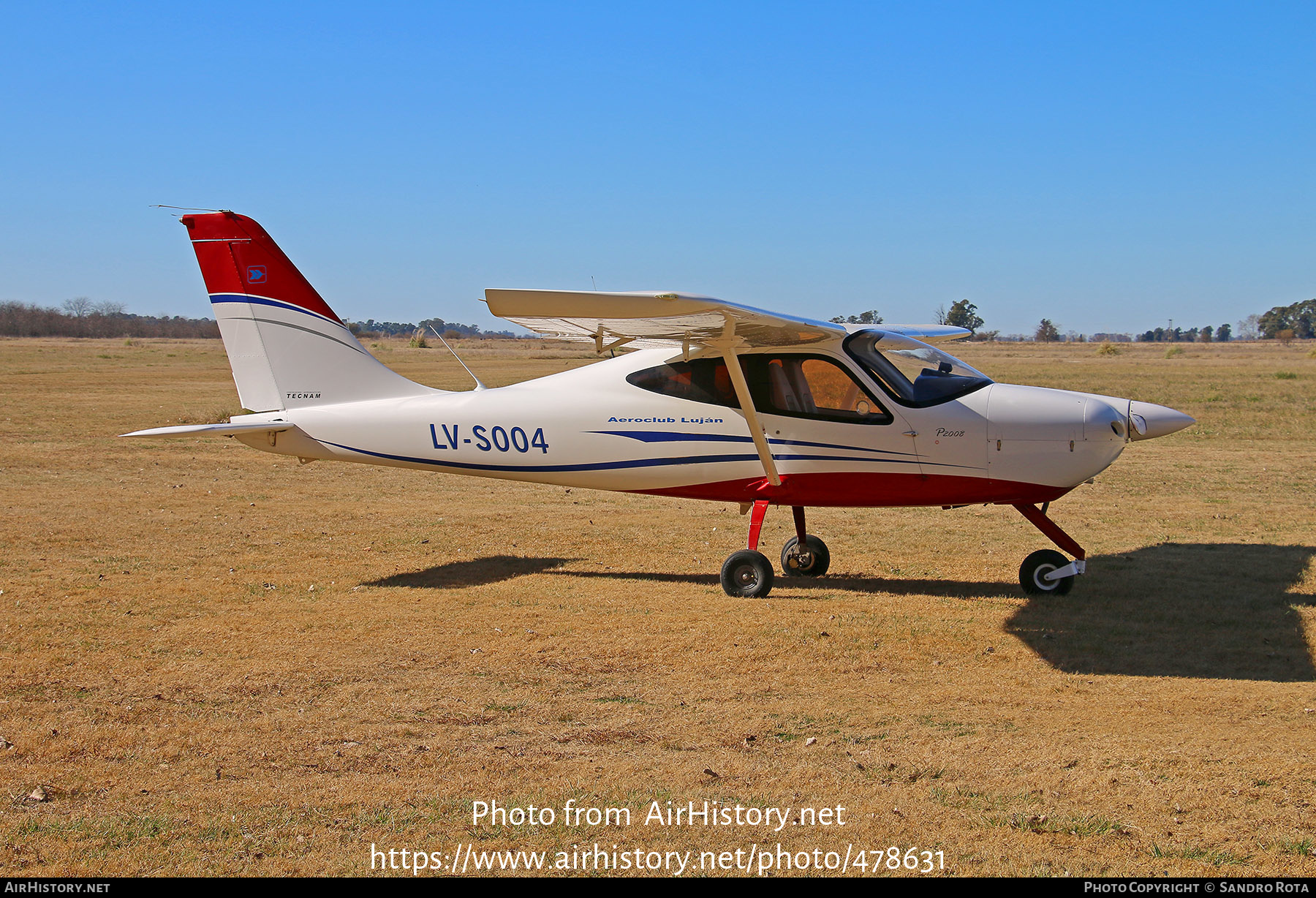 Aircraft Photo of LV-S004 | Tecnam P-2008 | Aeroclub Lujan | AirHistory.net #478631