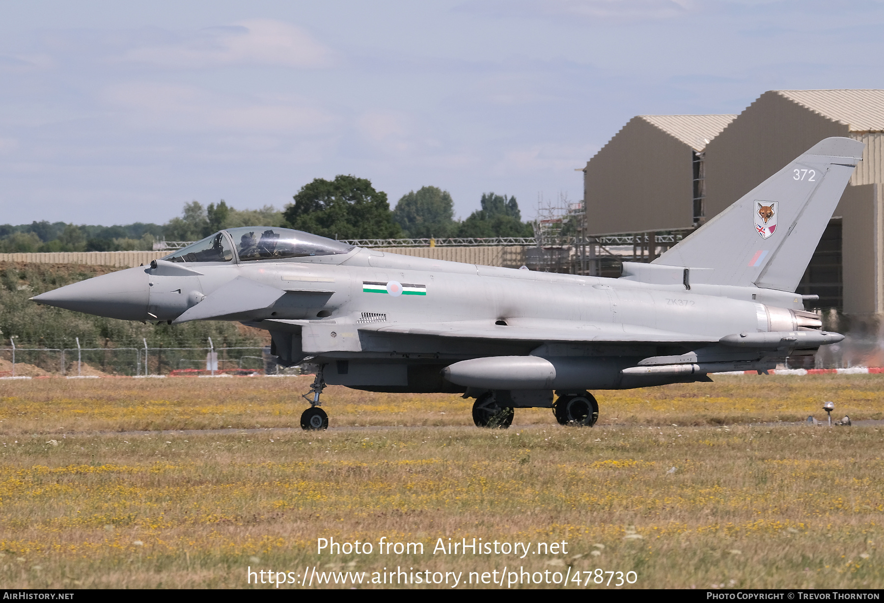 Aircraft Photo of ZK372 | Eurofighter EF-2000 Typhoon FGR4 | UK - Air Force | AirHistory.net #478730