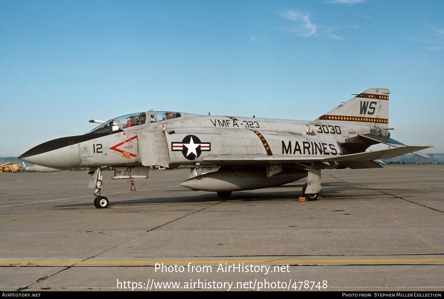 Aircraft Photo of 153030 / 3030 | McDonnell F-4N Phantom II | USA - Marines | AirHistory.net #478748