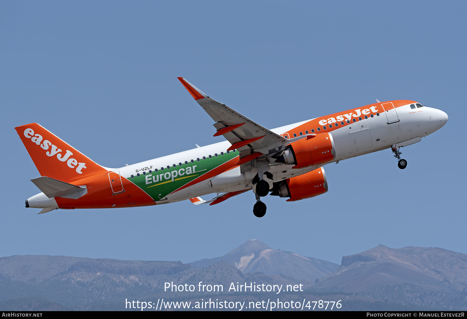 Aircraft Photo of G-UZLF | Airbus A320-251N | EasyJet | AirHistory.net #478776