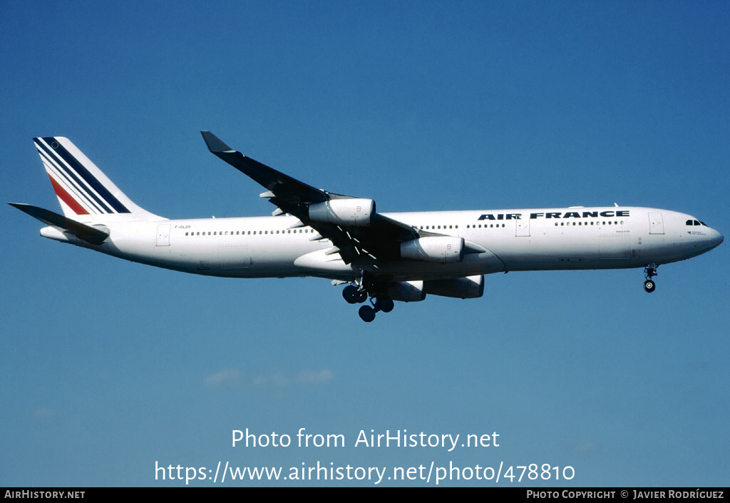 Aircraft Photo of F-GLZO | Airbus A340-313X | Air France | AirHistory.net #478810