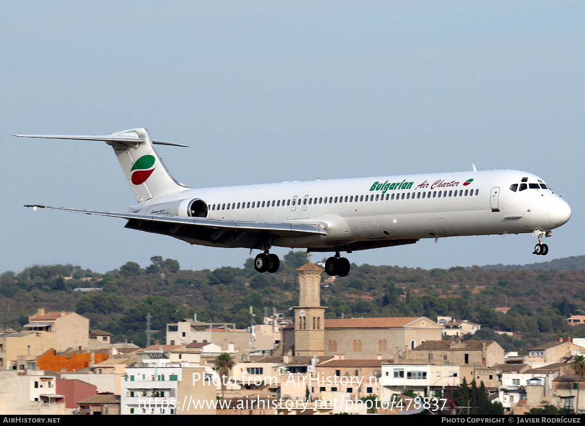 Aircraft Photo of LZ-LDN | McDonnell Douglas MD-82 (DC-9-82) | Bulgarian Air Charter | AirHistory.net #478837