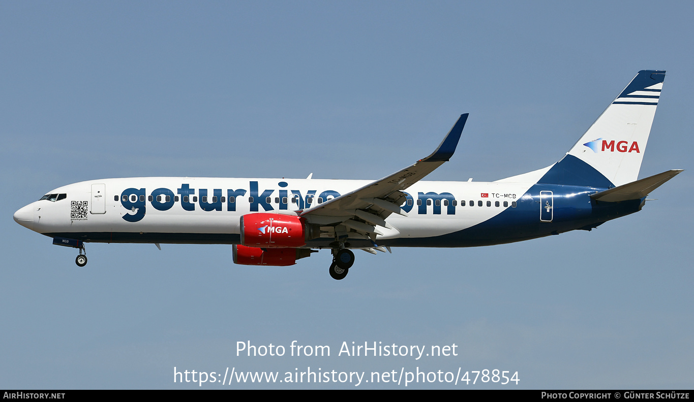 Aircraft Photo of TC-MGB | Boeing 737-86J | MGA - Mavi Gok Aviation | AirHistory.net #478854