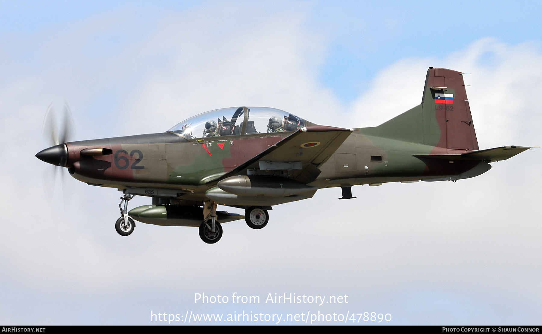 Aircraft Photo of L9-62 | Pilatus PC-9M Hudournik | Slovenia - Air Force | AirHistory.net #478890