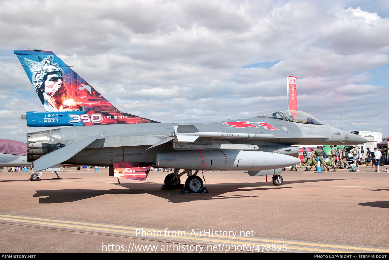 Aircraft Photo of FA-86 | General Dynamics F-16AM Fighting Falcon | Belgium - Air Force | AirHistory.net #478898