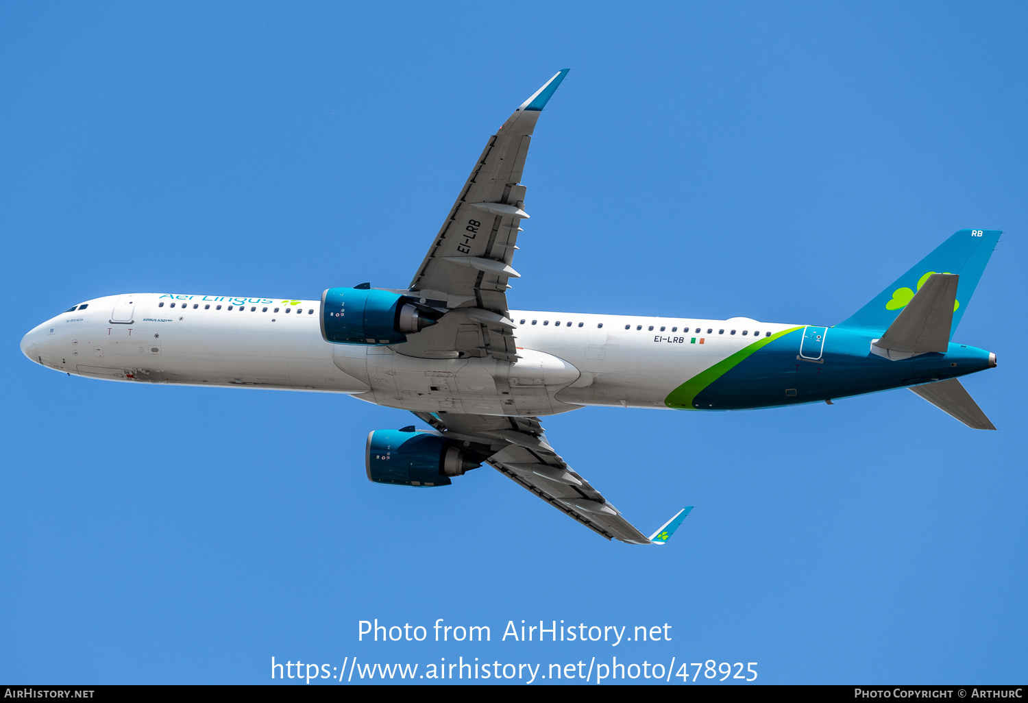 Aircraft Photo of EI-LRB | Airbus A321-253NX | Aer Lingus | AirHistory.net #478925