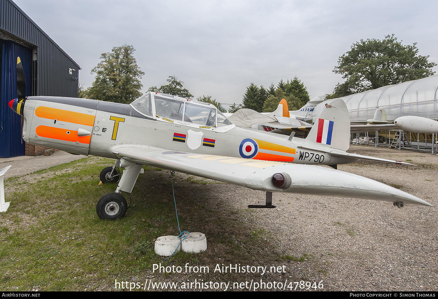 Aircraft Photo of WP790 | De Havilland Canada DHC-1 Chipmunk T10 | UK - Air Force | AirHistory.net #478946