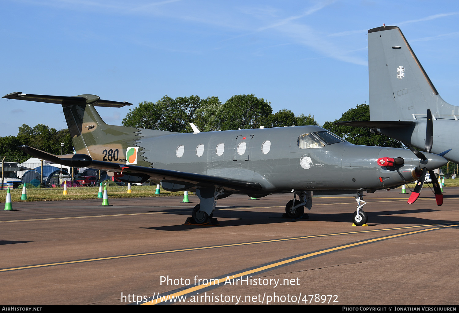 Aircraft Photo of 280 | Pilatus PC-12NG (PC-12/47E) | Ireland - Air Force | AirHistory.net #478972