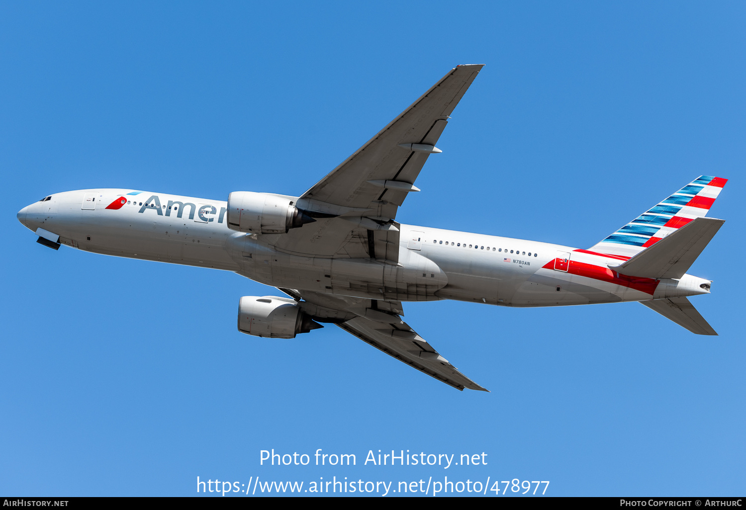 Aircraft Photo of N780AN | Boeing 777-223/ER | American Airlines | AirHistory.net #478977