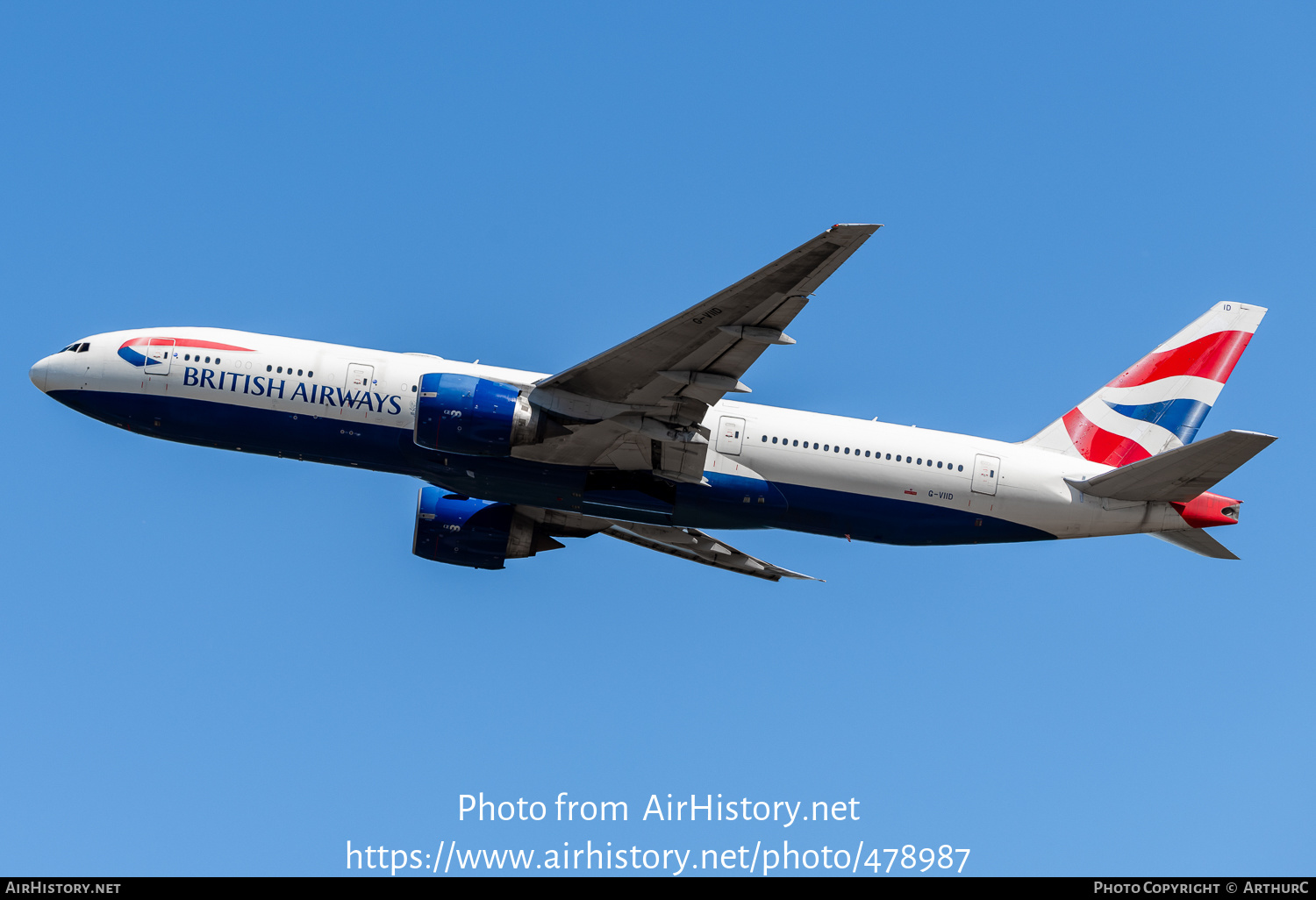 Aircraft Photo of G-VIID | Boeing 777-236/ER | British Airways | AirHistory.net #478987