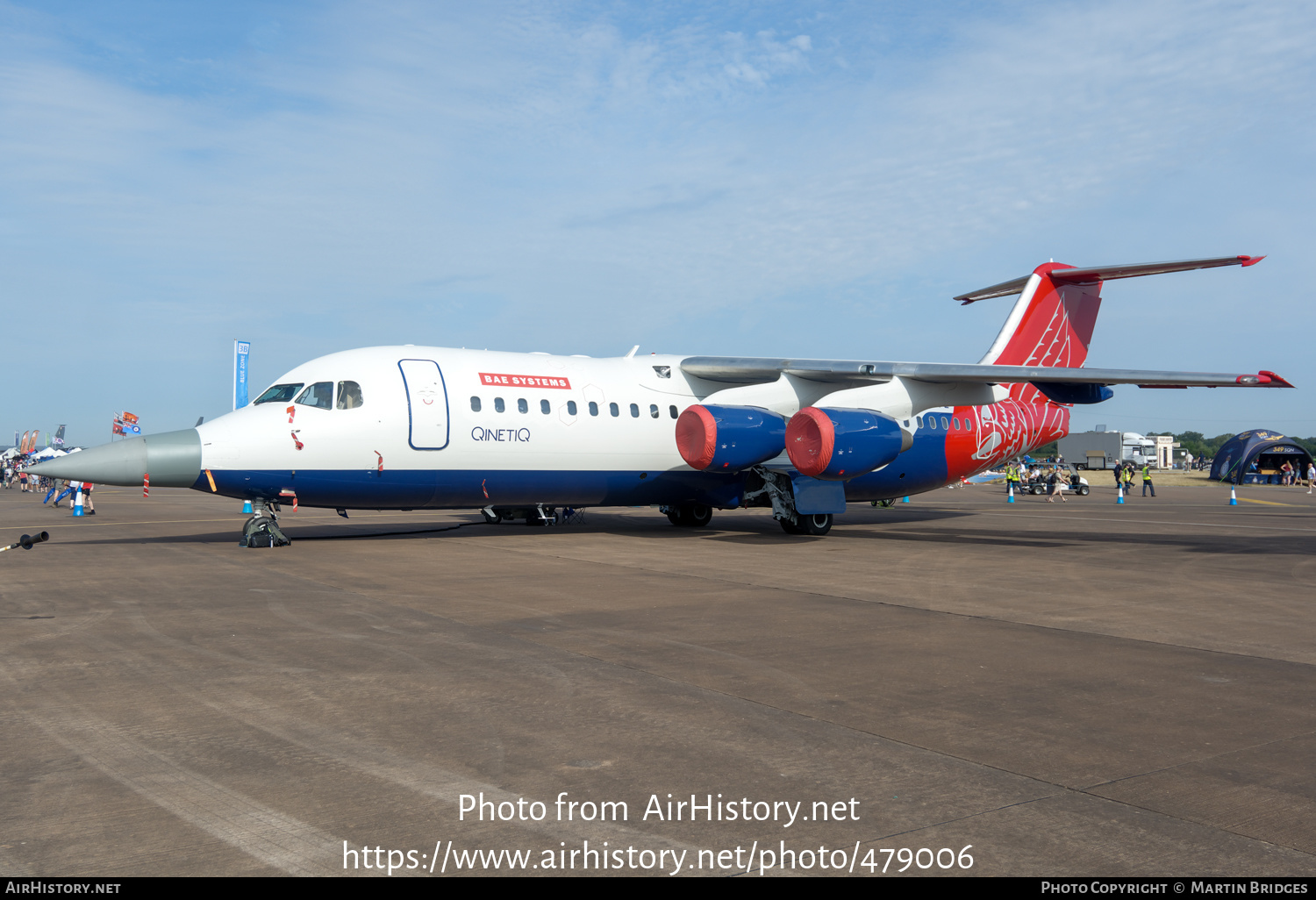 Aircraft Photo of G-ETPL | BAE Systems Avro 146-RJ100 | QinetiQ | AirHistory.net #479006