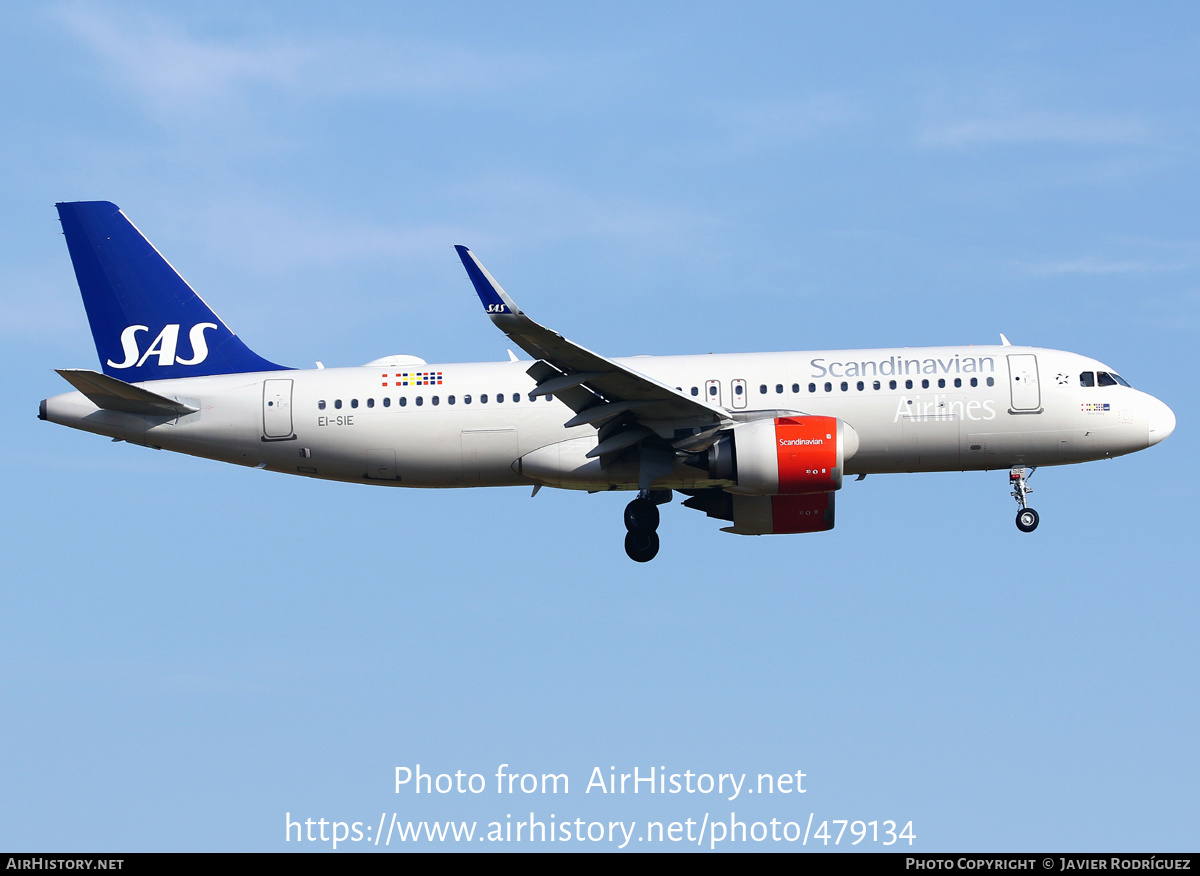 Aircraft Photo of EI-SIE | Airbus A320-251N | Scandinavian Airlines - SAS | AirHistory.net #479134