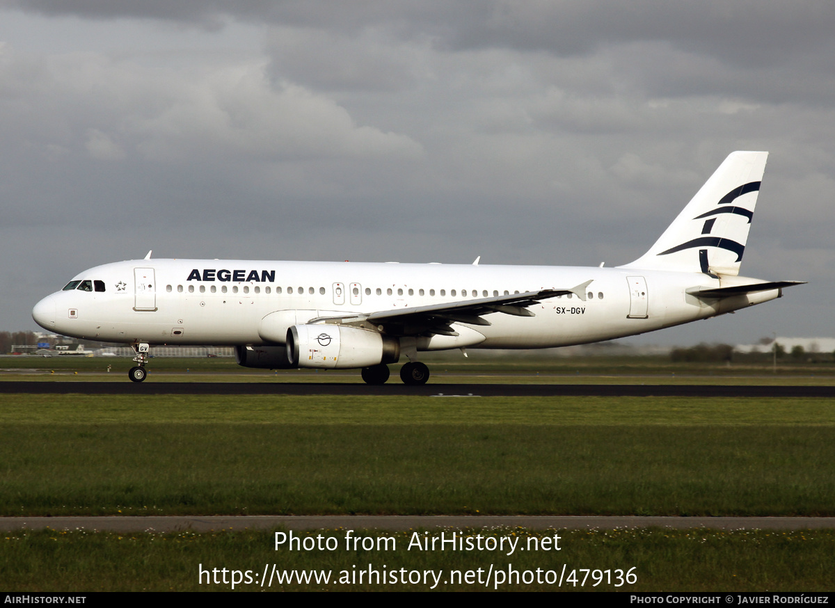 Aircraft Photo of SX-DGV | Airbus A320-232 | Aegean Airlines | AirHistory.net #479136