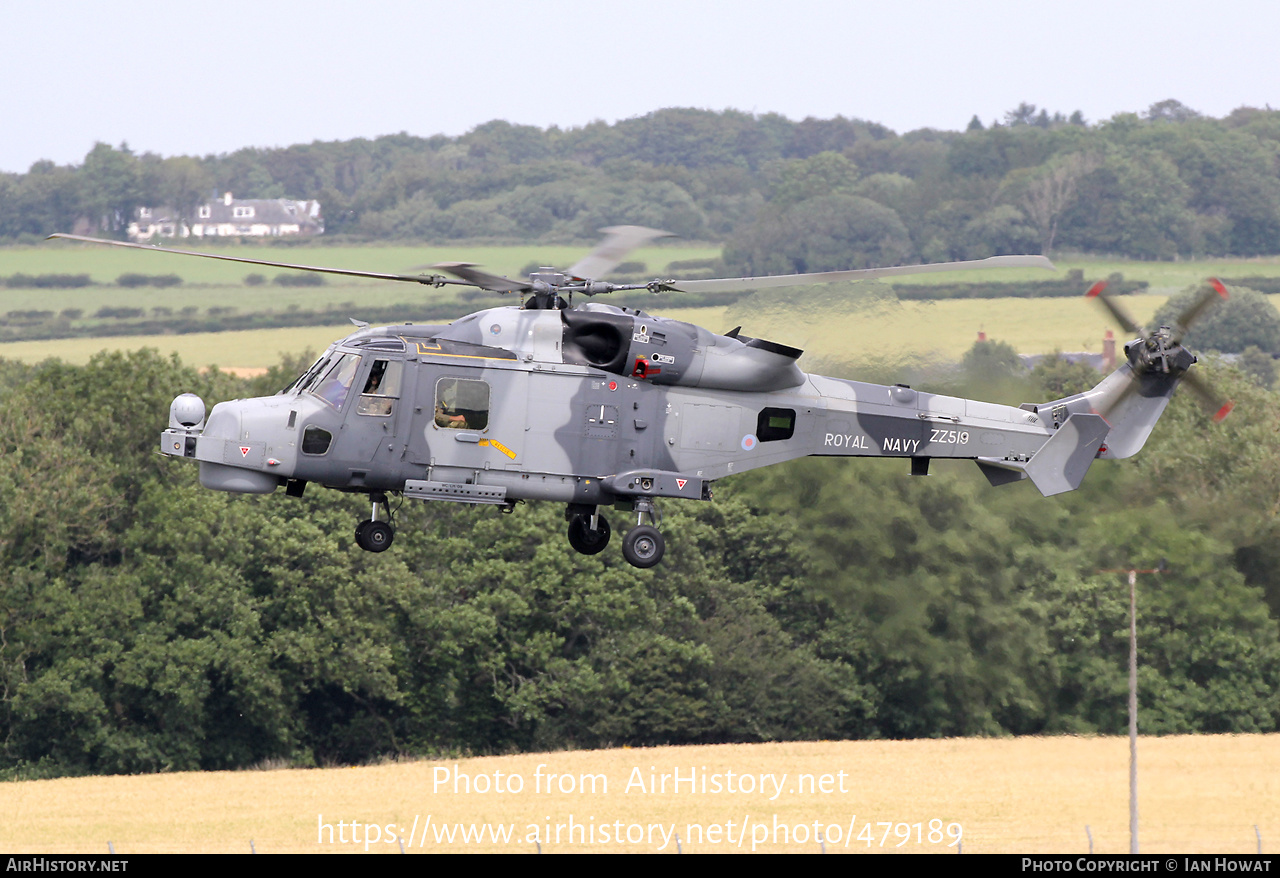 Aircraft Photo of ZZ519 | AgustaWestland AW-159 Wildcat HMA2 | UK - Navy | AirHistory.net #479189