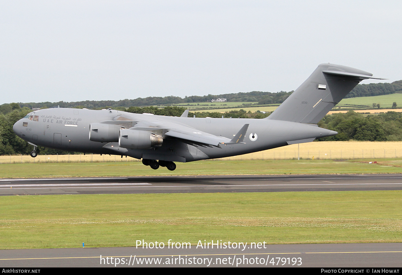 Aircraft Photo of 1230 | Boeing C-17A Globemaster III | United Arab Emirates - Air Force | AirHistory.net #479193