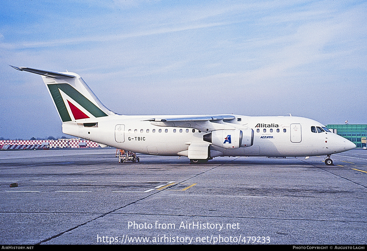 Aircraft Photo of G-TBIC | British Aerospace BAe-146-200A | Alitalia Express | AirHistory.net #479233