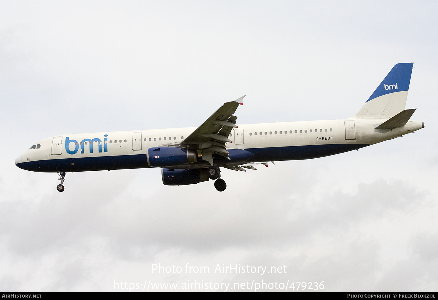 Aircraft Photo of G-MEDF | Airbus A321-231 | BMI - British Midland International | AirHistory.net #479236