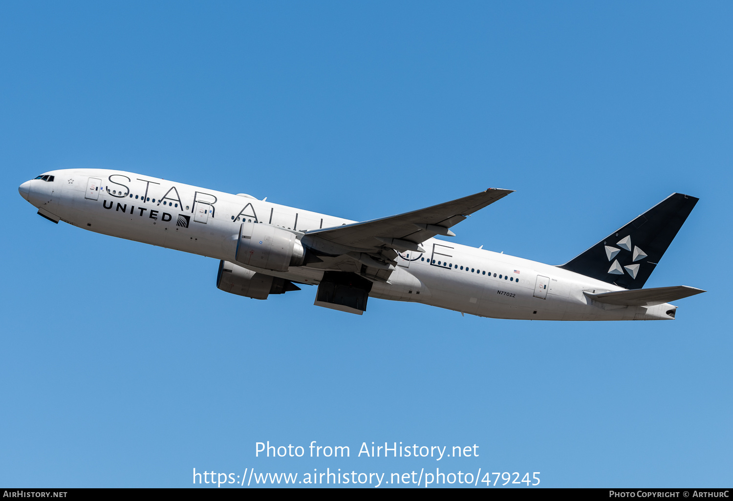 Aircraft Photo of N77022 | Boeing 777-224/ER | United Airlines | AirHistory.net #479245