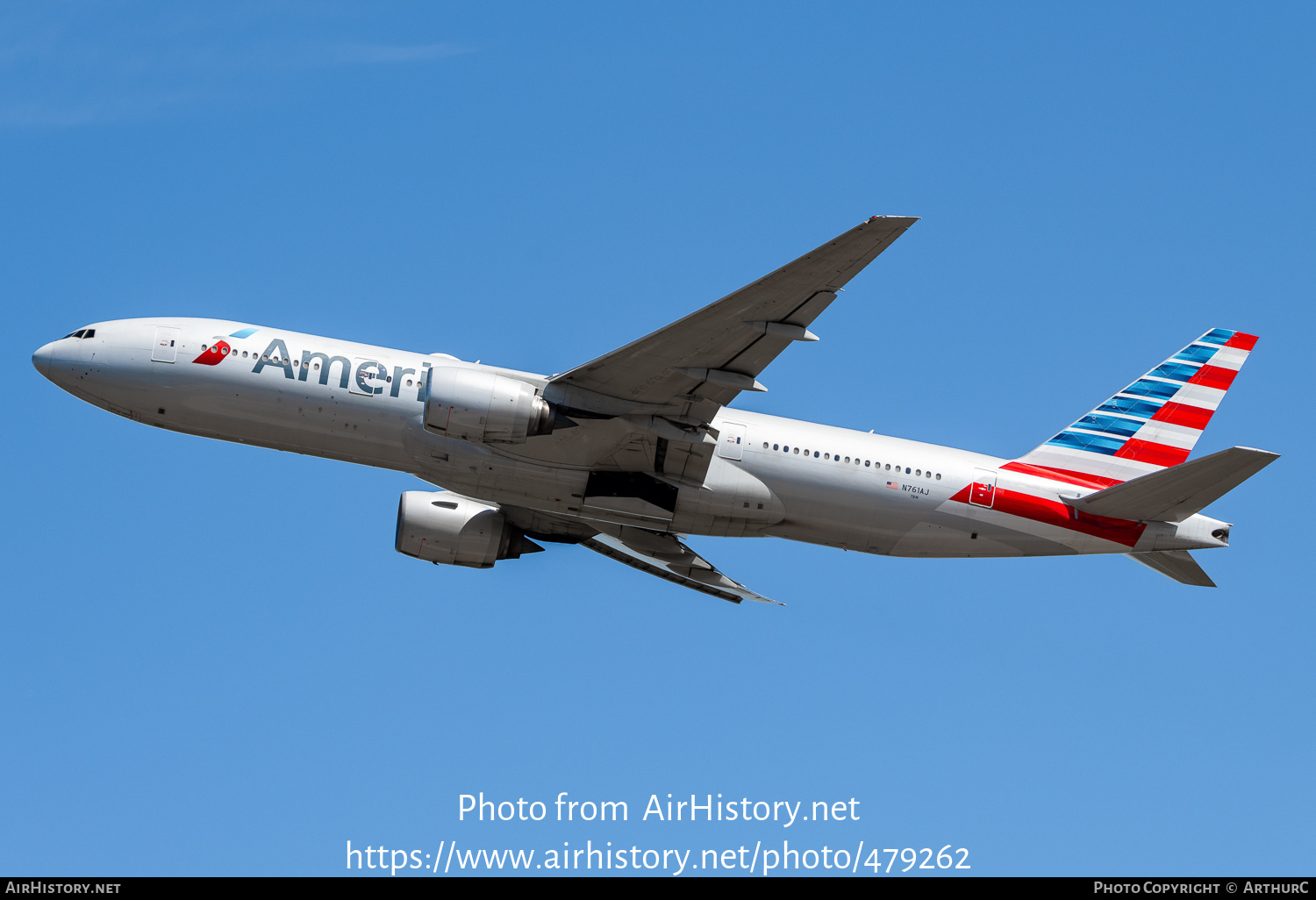 Aircraft Photo of N761AJ | Boeing 777-223/ER | American Airlines | AirHistory.net #479262