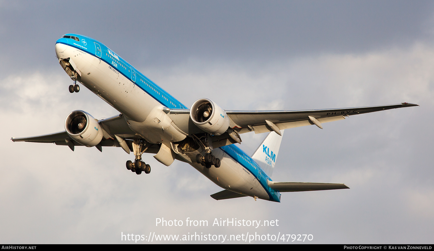 Aircraft Photo of PH-BVC | Boeing 777-306/ER | KLM Asia | AirHistory.net #479270