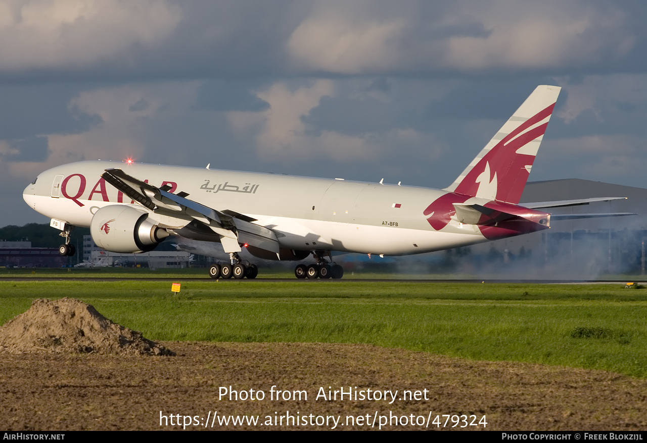 Aircraft Photo of A7-BFB | Boeing 777-FDZ | Qatar Airways Cargo | AirHistory.net #479324