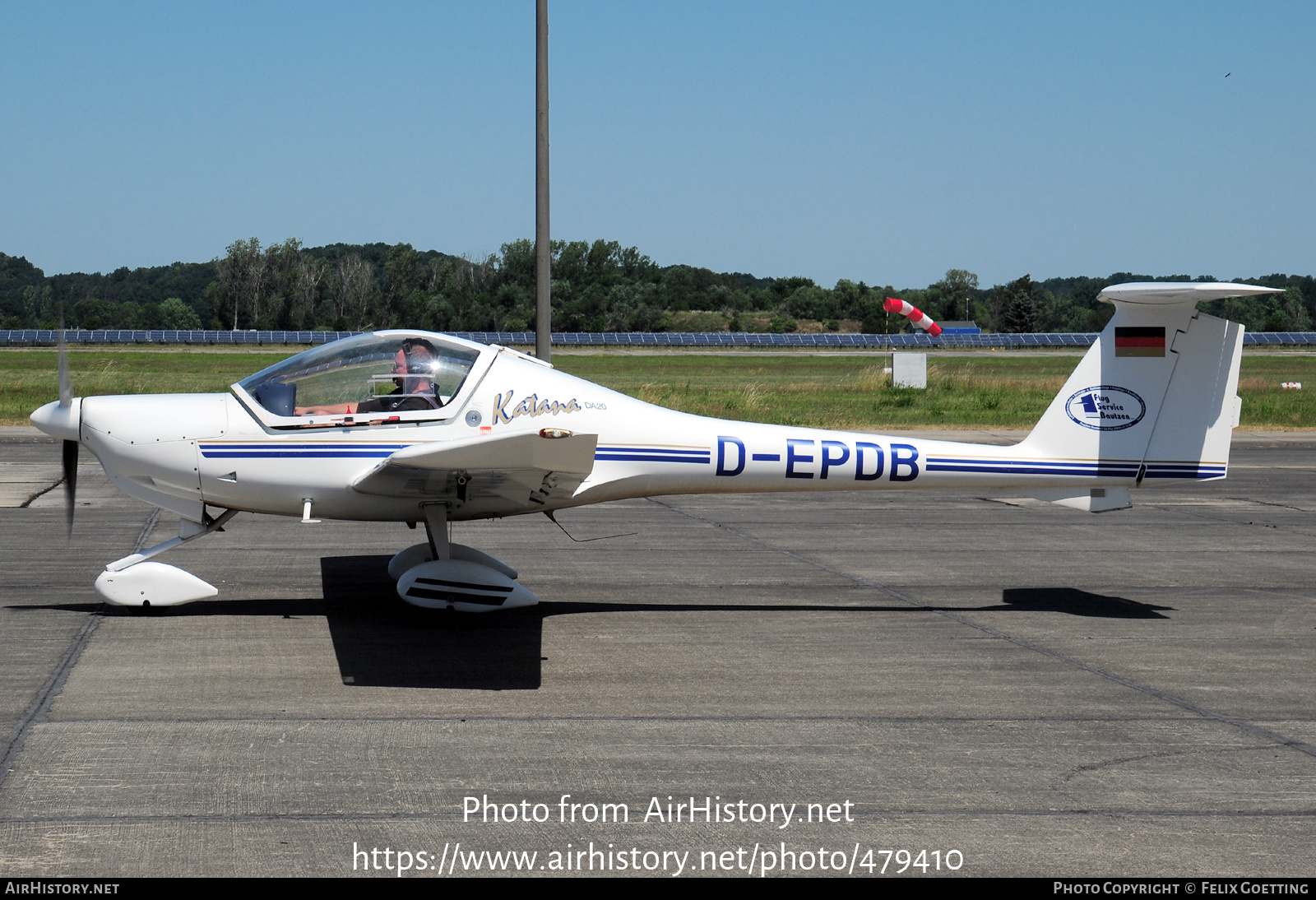 Aircraft Photo of D-EPDB | Diamond DA20A-1 Katana | Flug Service Bautzen | AirHistory.net #479410