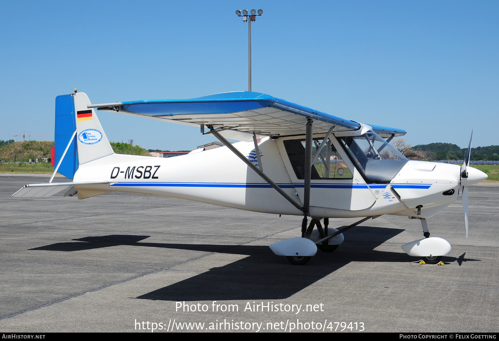 Aircraft Photo of D-MSBZ | Comco Ikarus C42 Cyclone | Flug Service Bautzen | AirHistory.net #479413