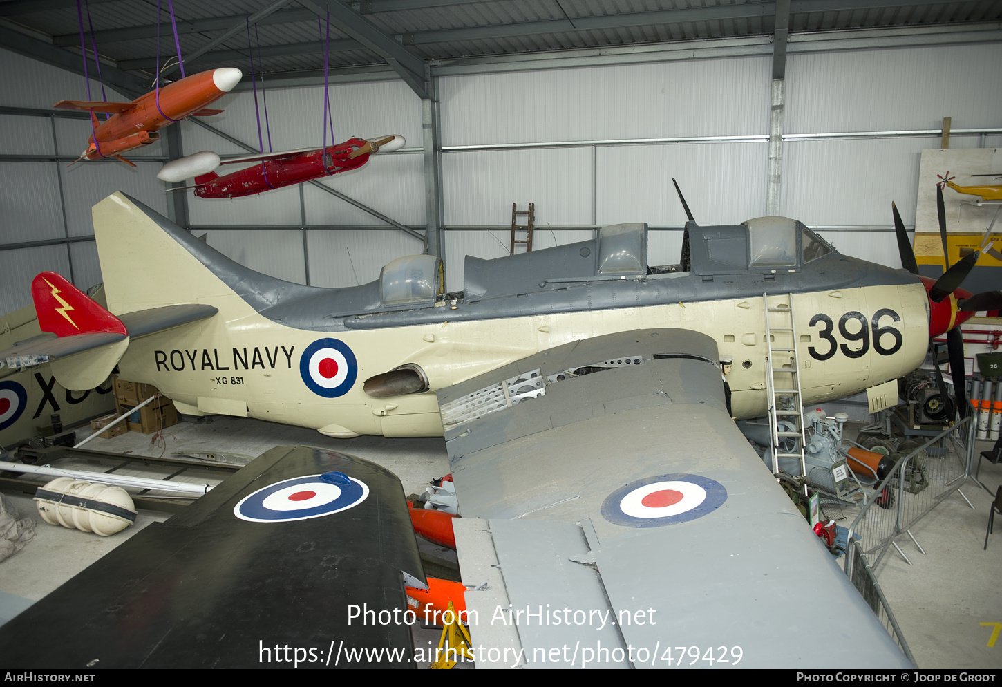 Aircraft Photo of XG831 | Fairey Gannet ECM.6 | UK - Navy | AirHistory.net #479429