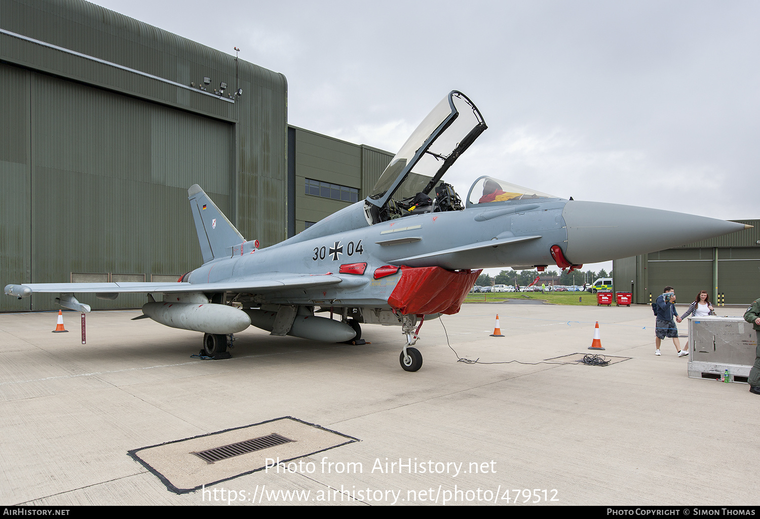 Aircraft Photo of 3004 | Eurofighter EF-2000 Typhoon T | Germany - Air Force | AirHistory.net #479512