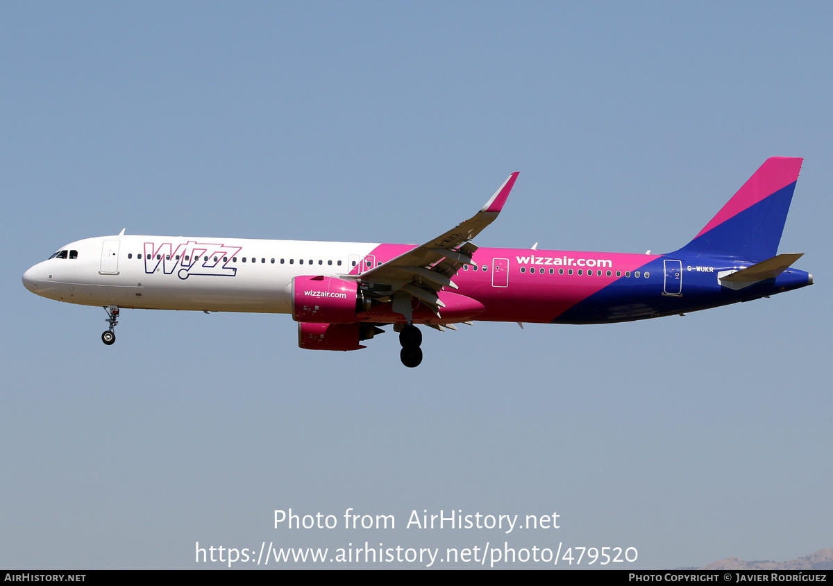 Aircraft Photo of G-WUKR | Airbus A321-271NX | Wizz Air | AirHistory.net #479520