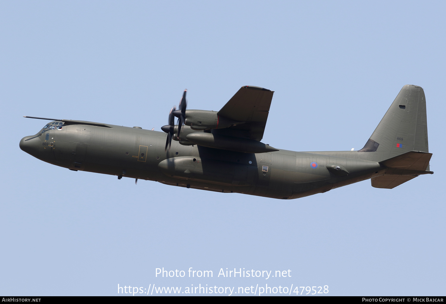 Aircraft Photo of ZH869 | Lockheed Martin C-130J-30 Hercules C4 | UK - Air Force | AirHistory.net #479528