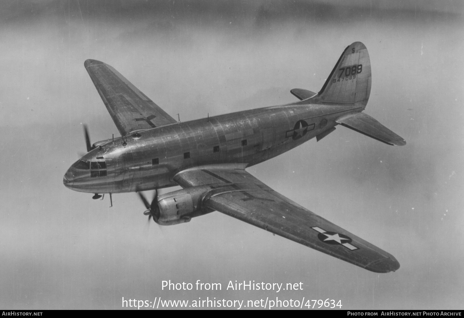 Aircraft Photo of 43-47089 / 347089 | Curtiss C-46A Commando | USA - Air Force | AirHistory.net #479634