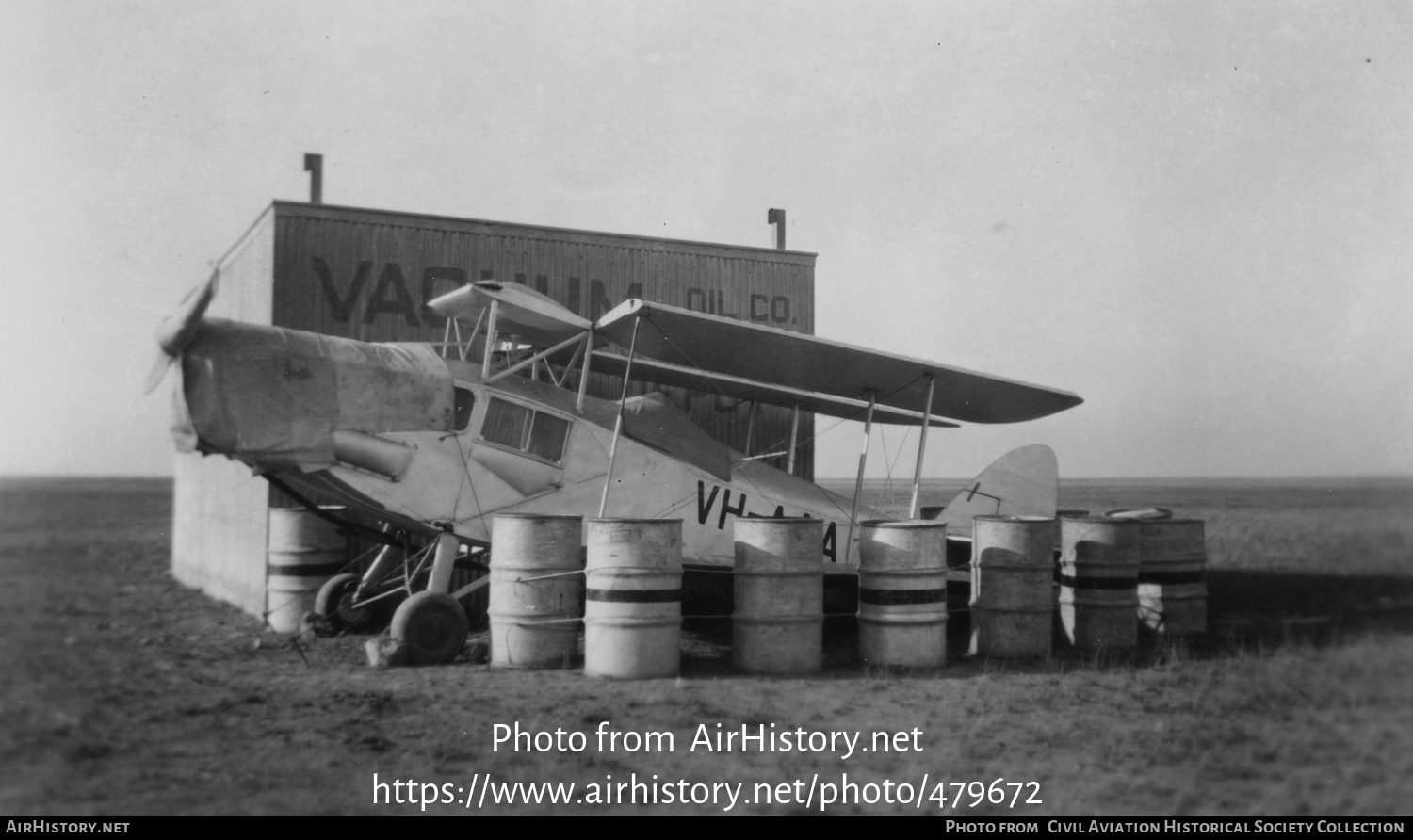 Aircraft Photo of VH-AAA | De Havilland D.H. 83 Fox Moth | Bush Church Aid Society | AirHistory.net #479672