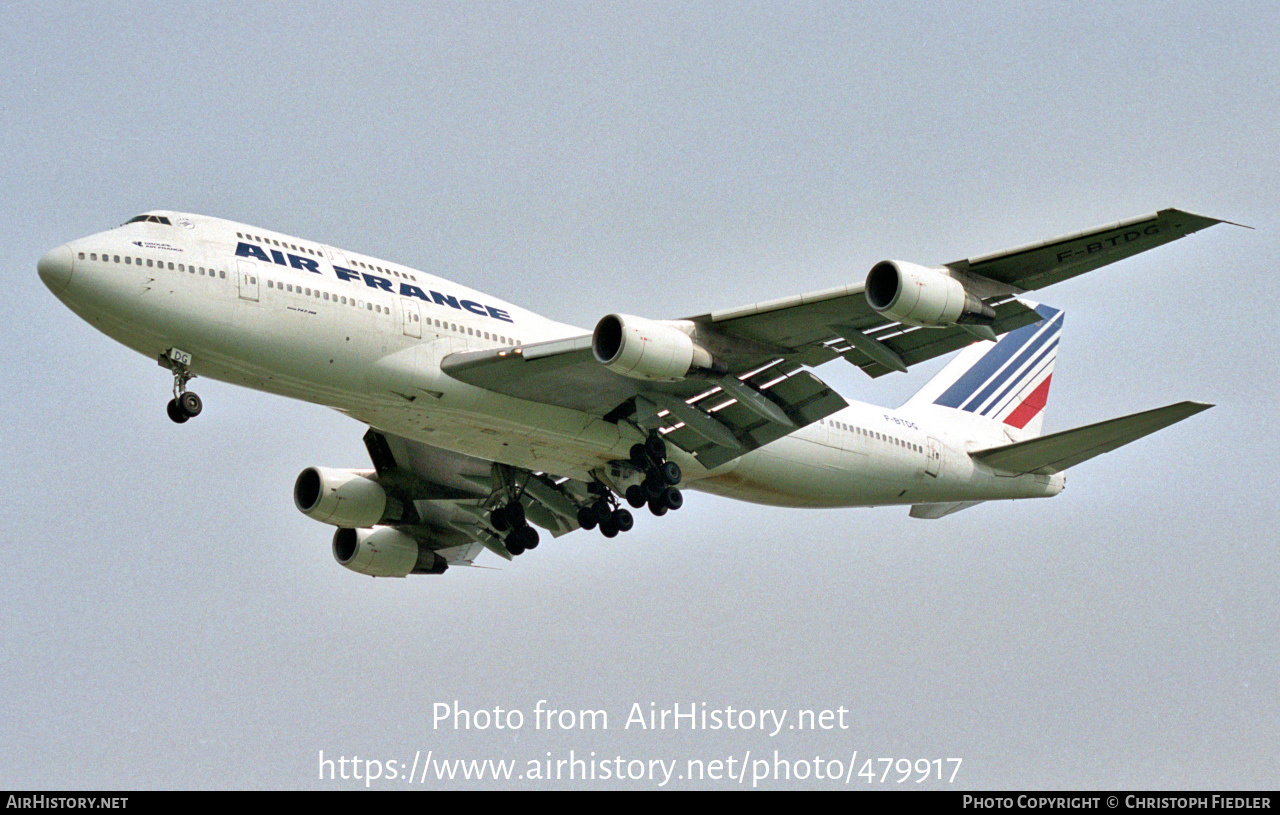 Aircraft Photo of F-BTDG | Boeing 747-2B3BM(SUD) | Air France | AirHistory.net #479917