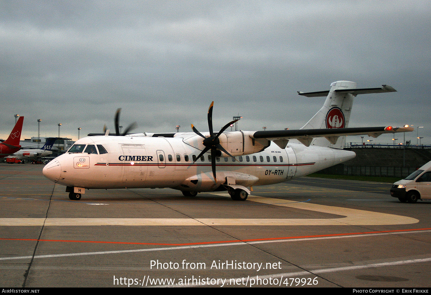 Aircraft Photo of OY-RTH | ATR ATR-42-500 | Cimber Air | AirHistory.net #479926