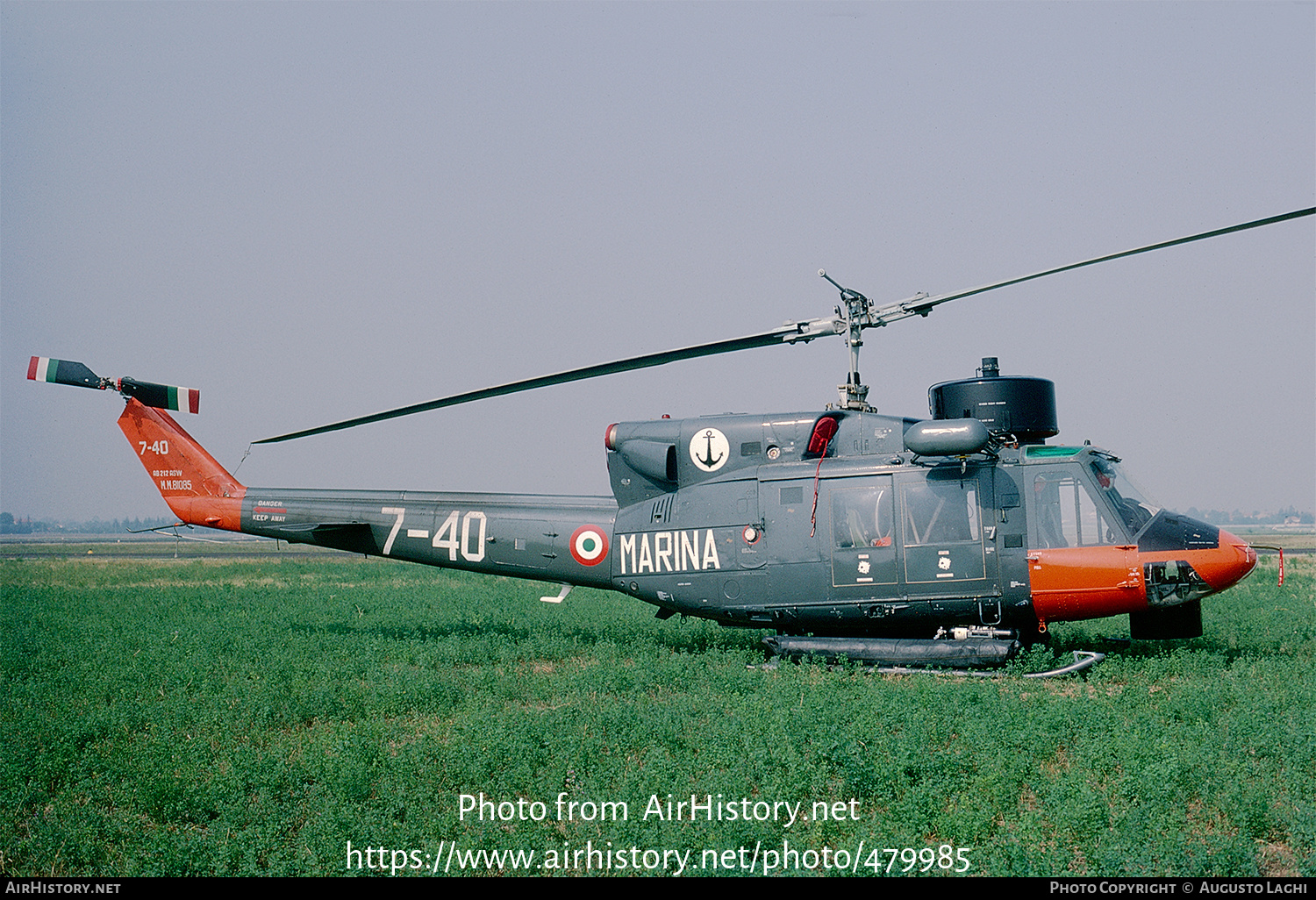 Aircraft Photo of MM81085 | Agusta AB-212ASW | Italy - Navy | AirHistory.net #479985