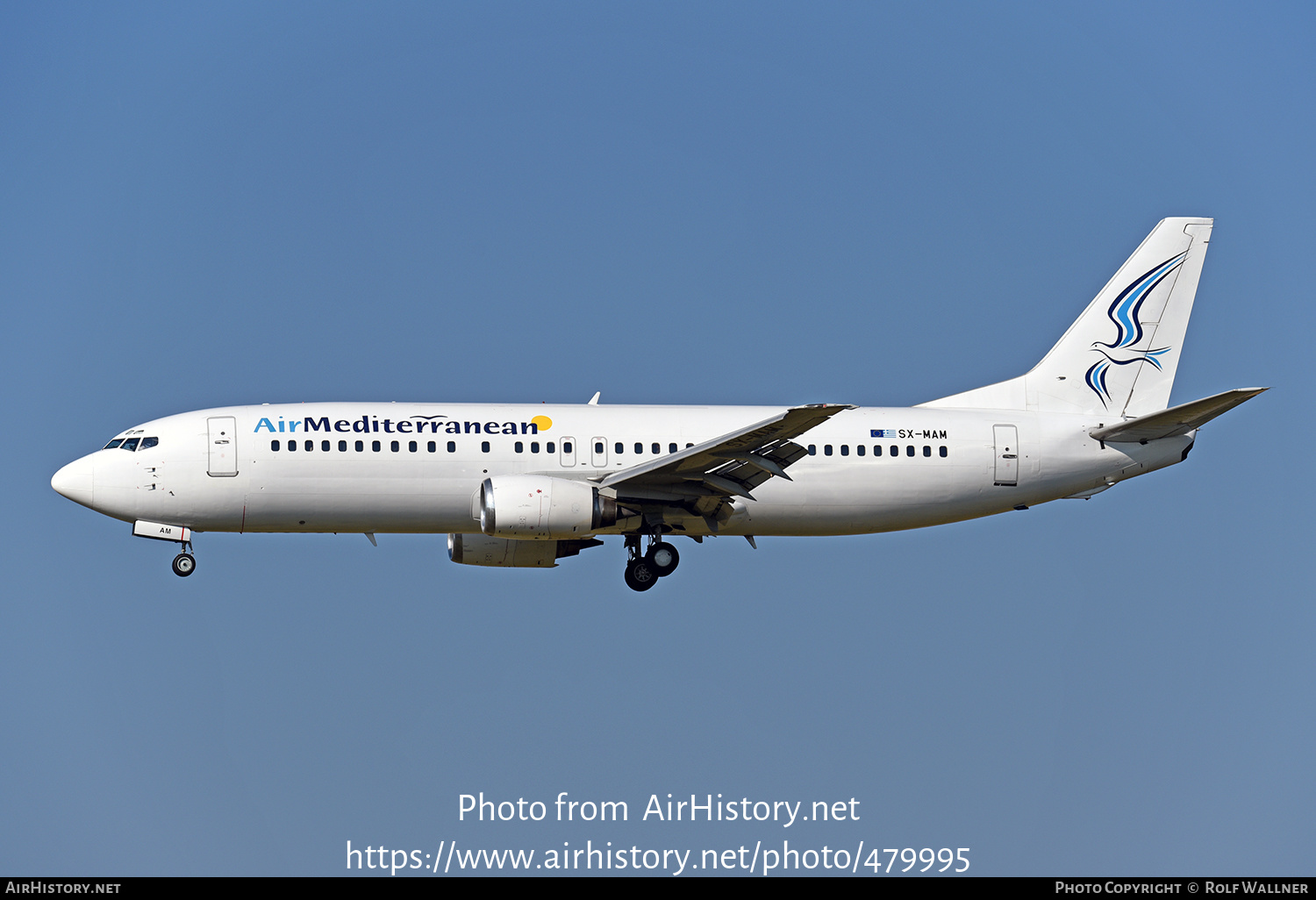 Aircraft Photo of SX-MAM | Boeing 737-446 | Air Mediterranean | AirHistory.net #479995