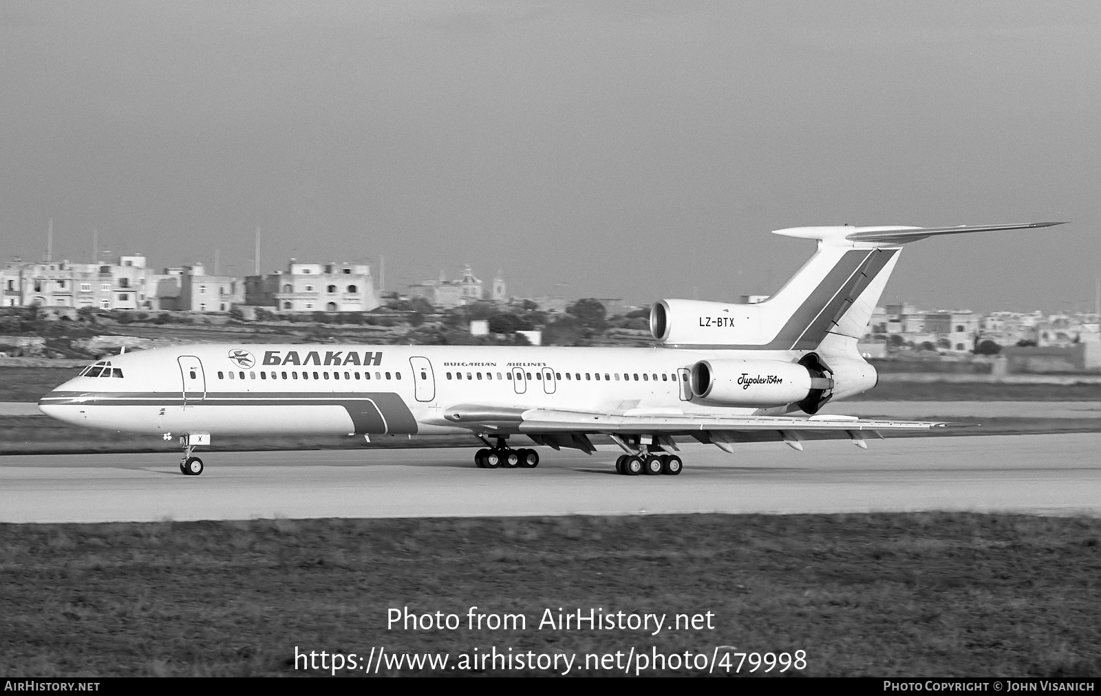 Aircraft Photo of LZ-BTX | Tupolev Tu-154M | Balkan - Bulgarian Airlines | AirHistory.net #479998