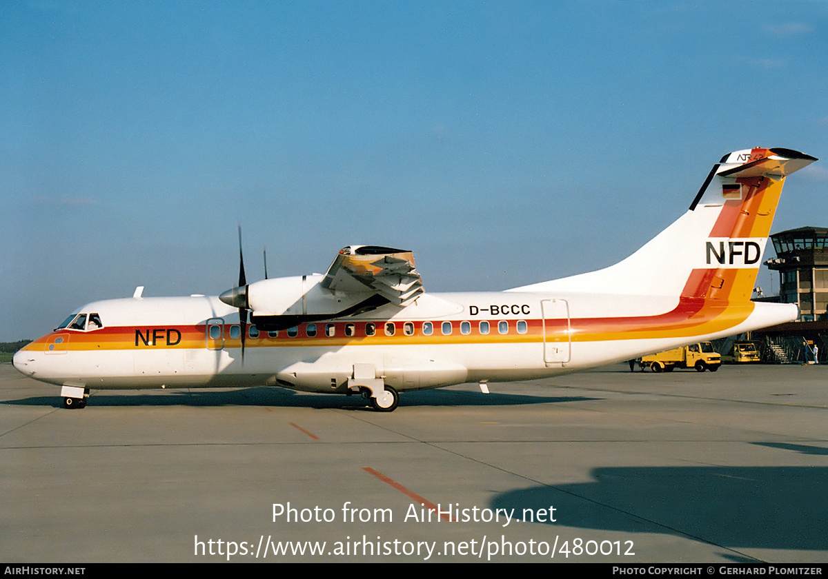 Aircraft Photo of D-BCCC | ATR ATR-42-300 | NFD - Nürnberger Flugdienst | AirHistory.net #480012