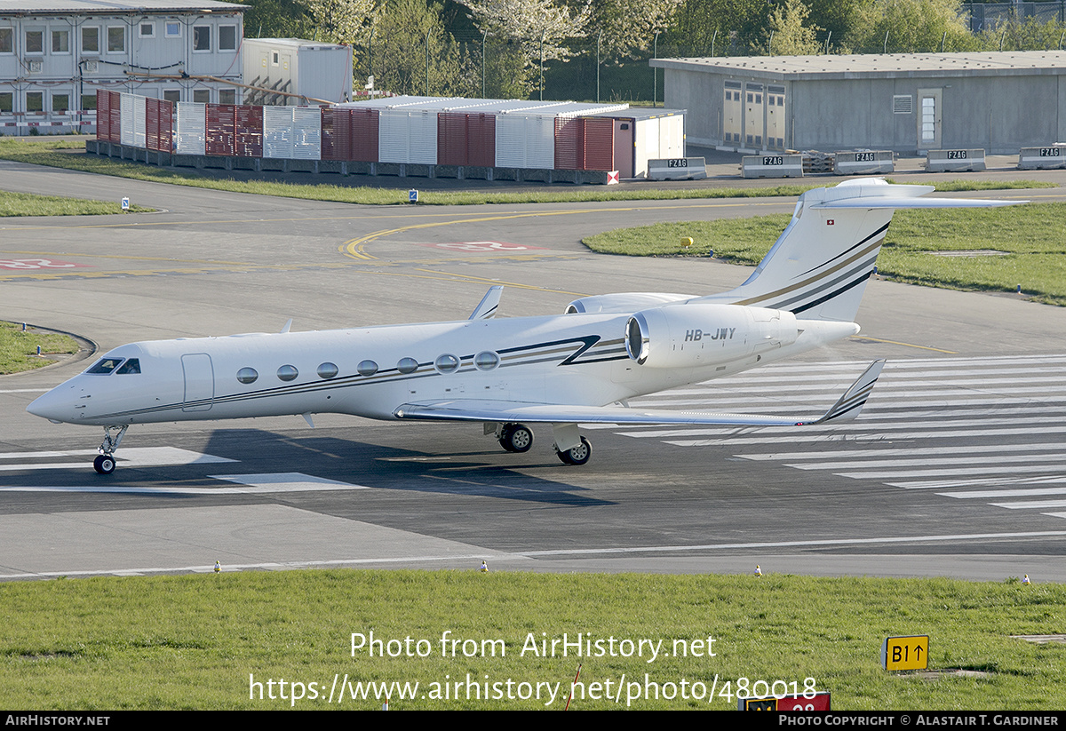 Aircraft Photo of HB-JWY | Gulfstream Aerospace G-V-SP Gulfstream G550 | AirHistory.net #480018