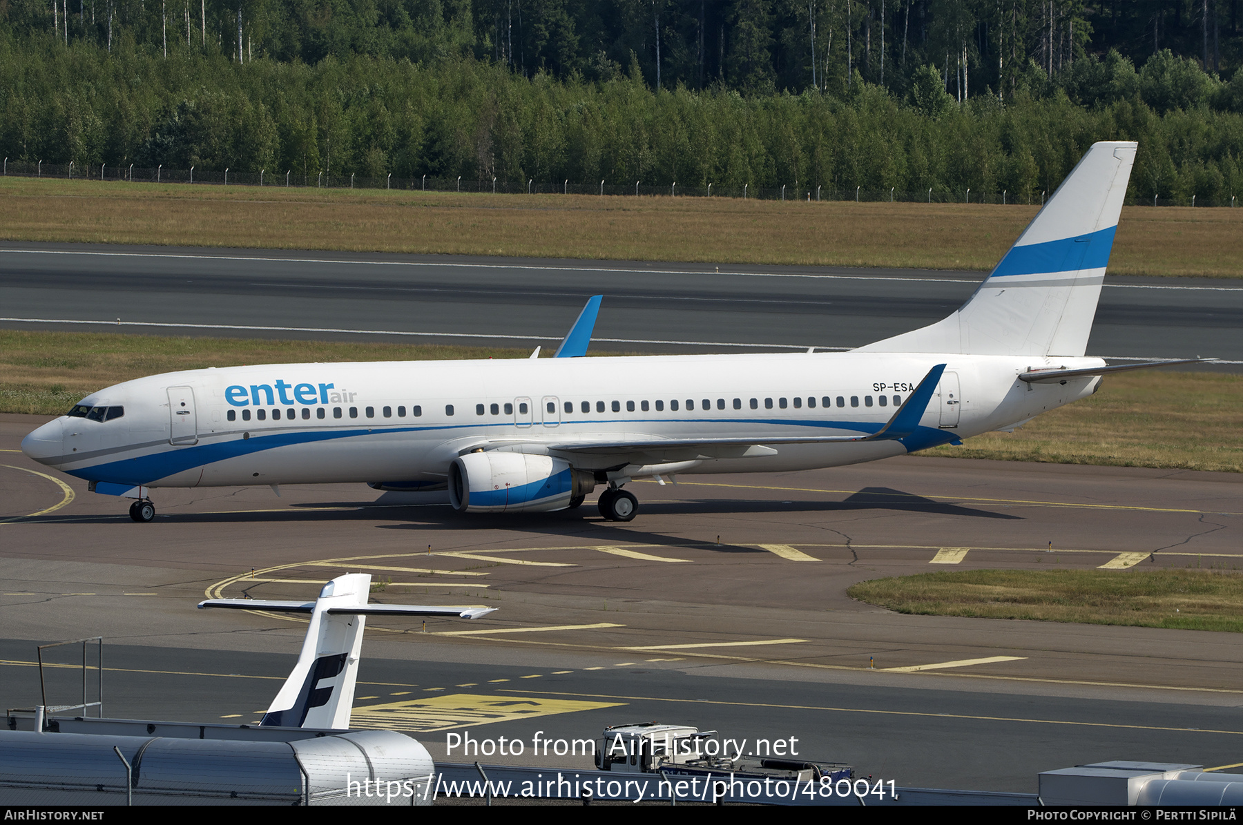 Aircraft Photo of SP-ESA | Boeing 737-8Q8 | Enter Air | AirHistory.net #480041