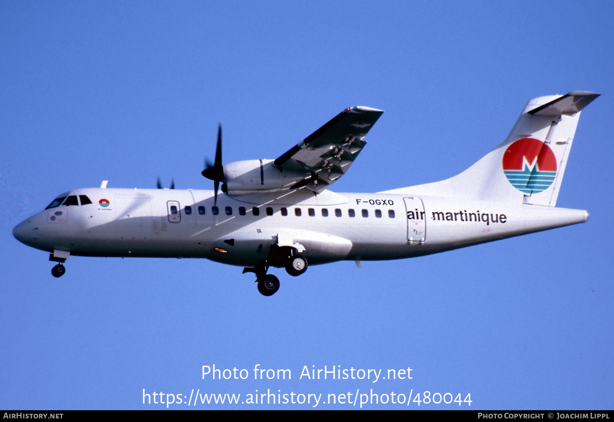 Aircraft Photo of F-OGXO | ATR ATR-42-320 | Air Martinique | AirHistory.net #480044