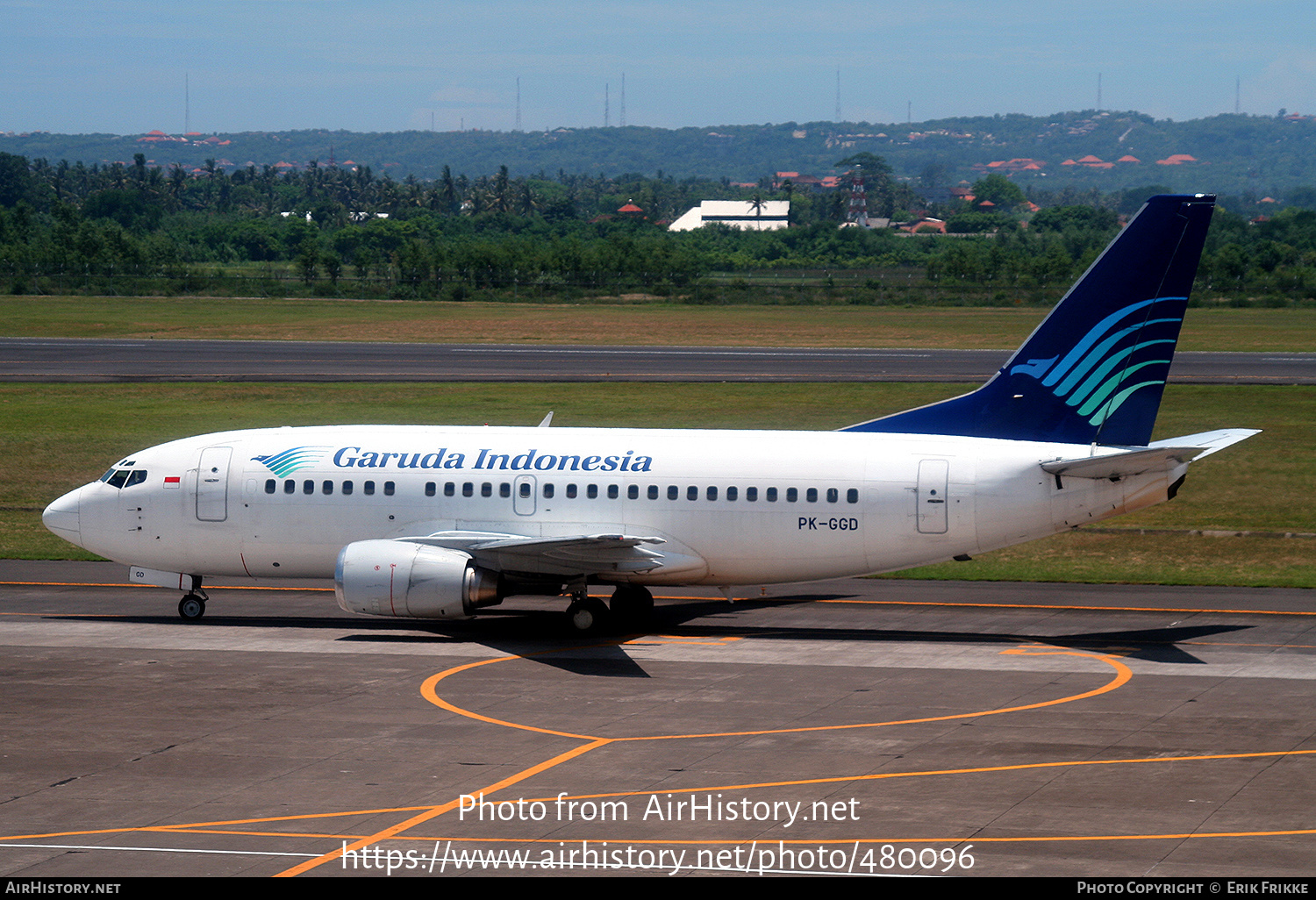 Aircraft Photo of PK-GGD | Boeing 737-5U3 | Garuda Indonesia | AirHistory.net #480096